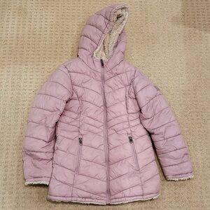 Steve Madden Light Purple Reversible Parka Jacket/Coat Size 10-12